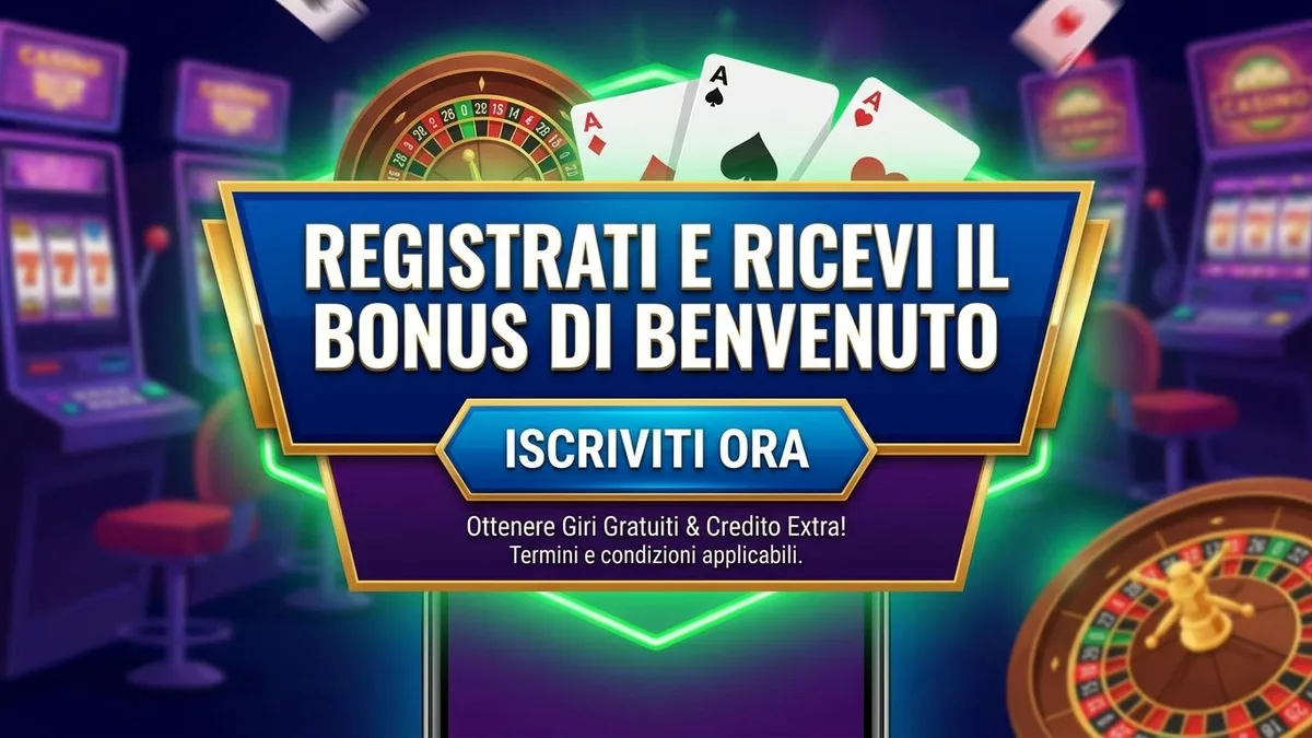 Registrazione con bonus